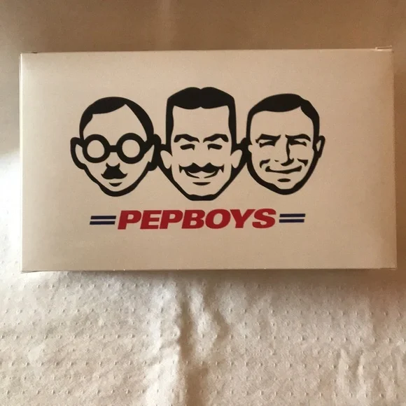 PEPBOYS Bobble Head Set- Many, Moe & Jack Limited Edition 5” tall hand painted - Picture 2 of 11